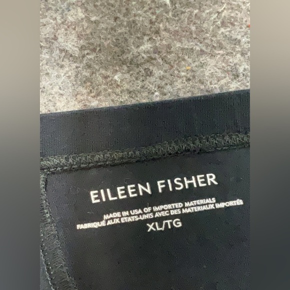 XL 2 pair Eileen Fisher Cotton Spandex crop leggings - Picture 5 of 5
